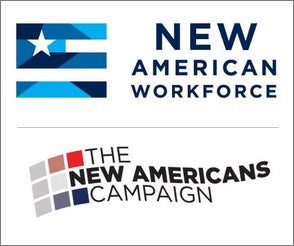 New American Workforce and New Americans Campaign logos 